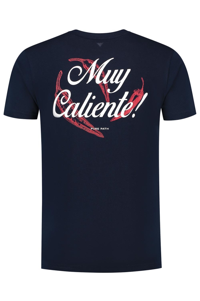 PICANTE T SHIRT 25010104 07 NAVY